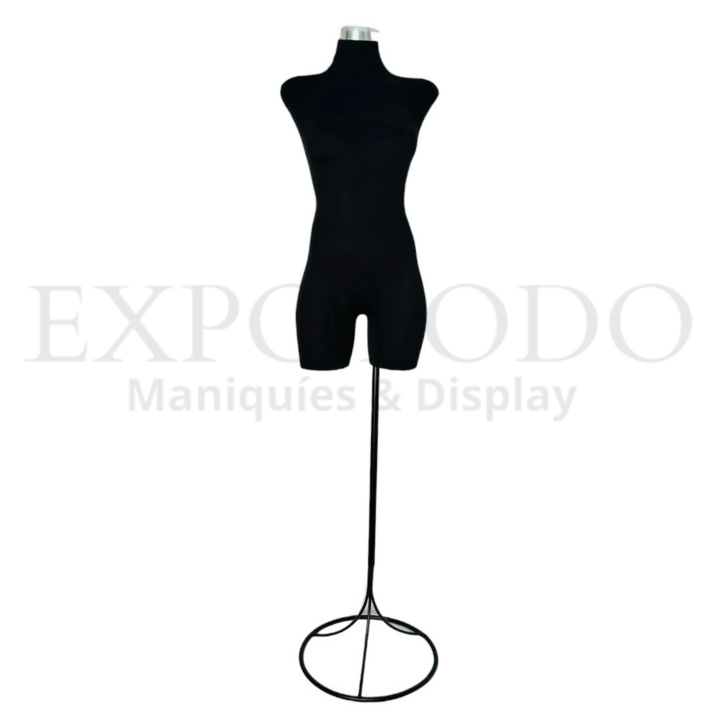 Busto caderón de dama negro - Expo Todo