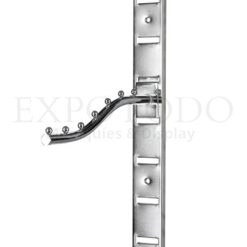 Cremallera Tira metálica Plata 122 cm