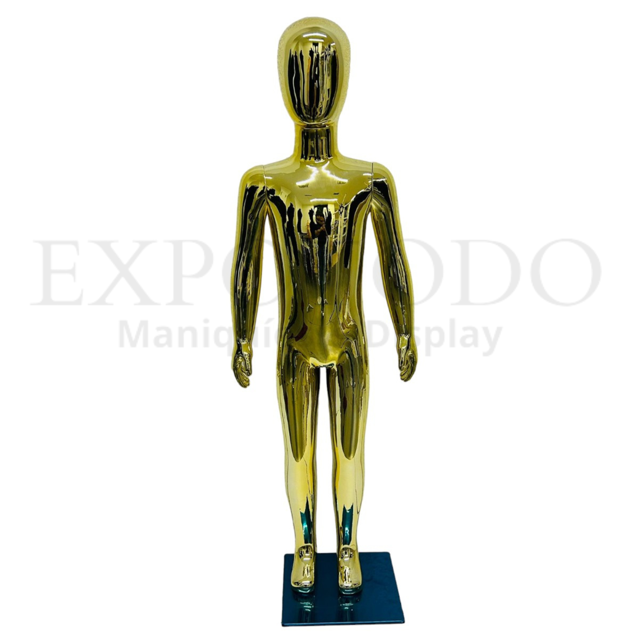 Maniqui infantil cromo oro 6 años