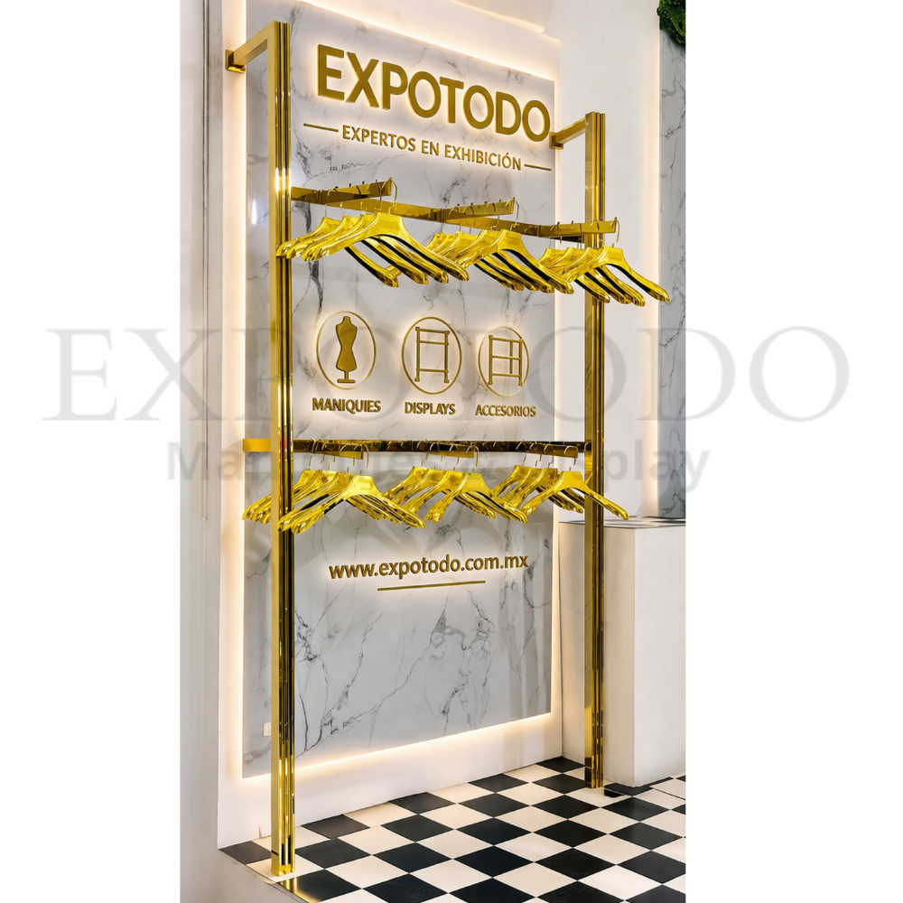 Cremallera oro poste 240 cm - Expo Todo