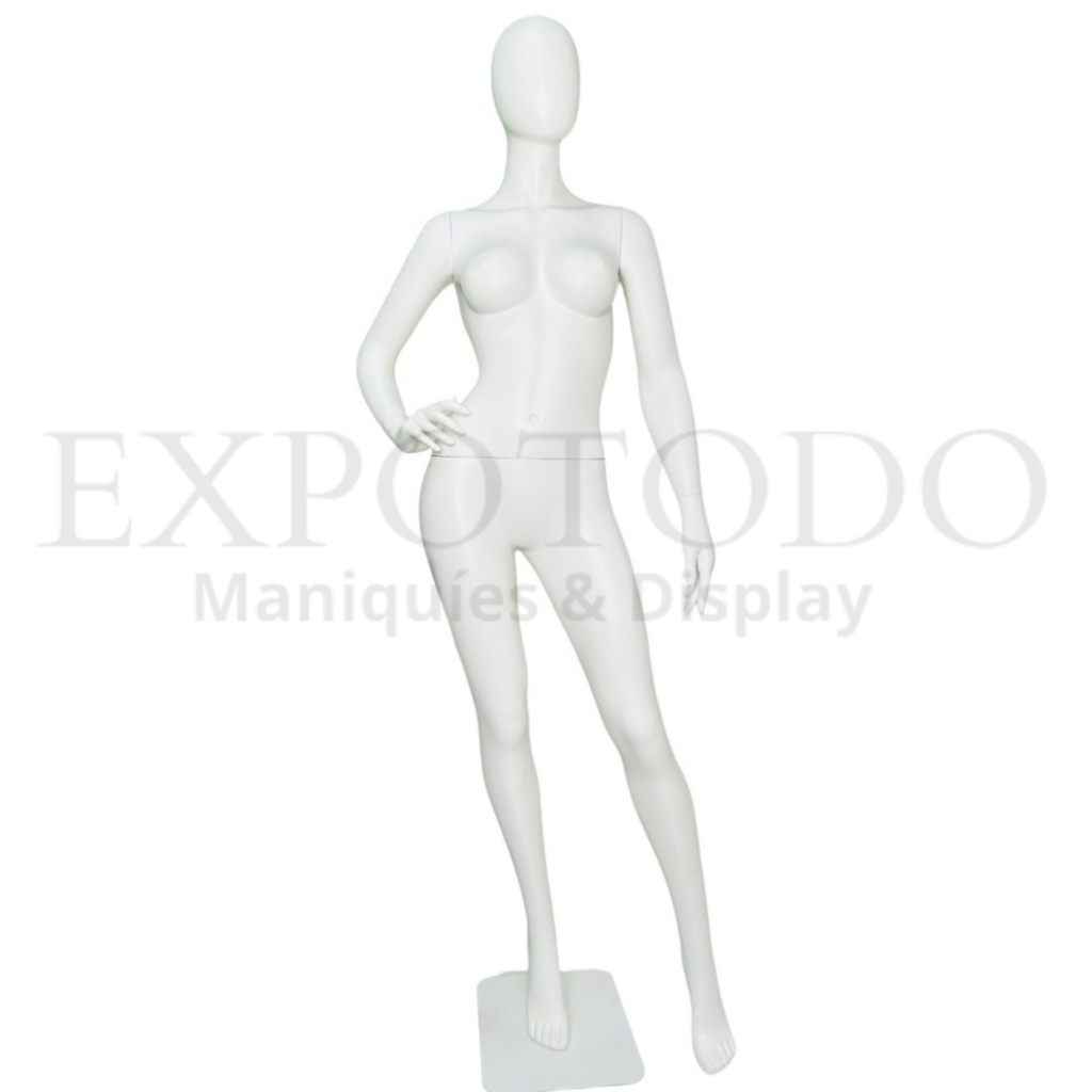 Dama fibra de vidrio blanco mate 2 - Expo Todo