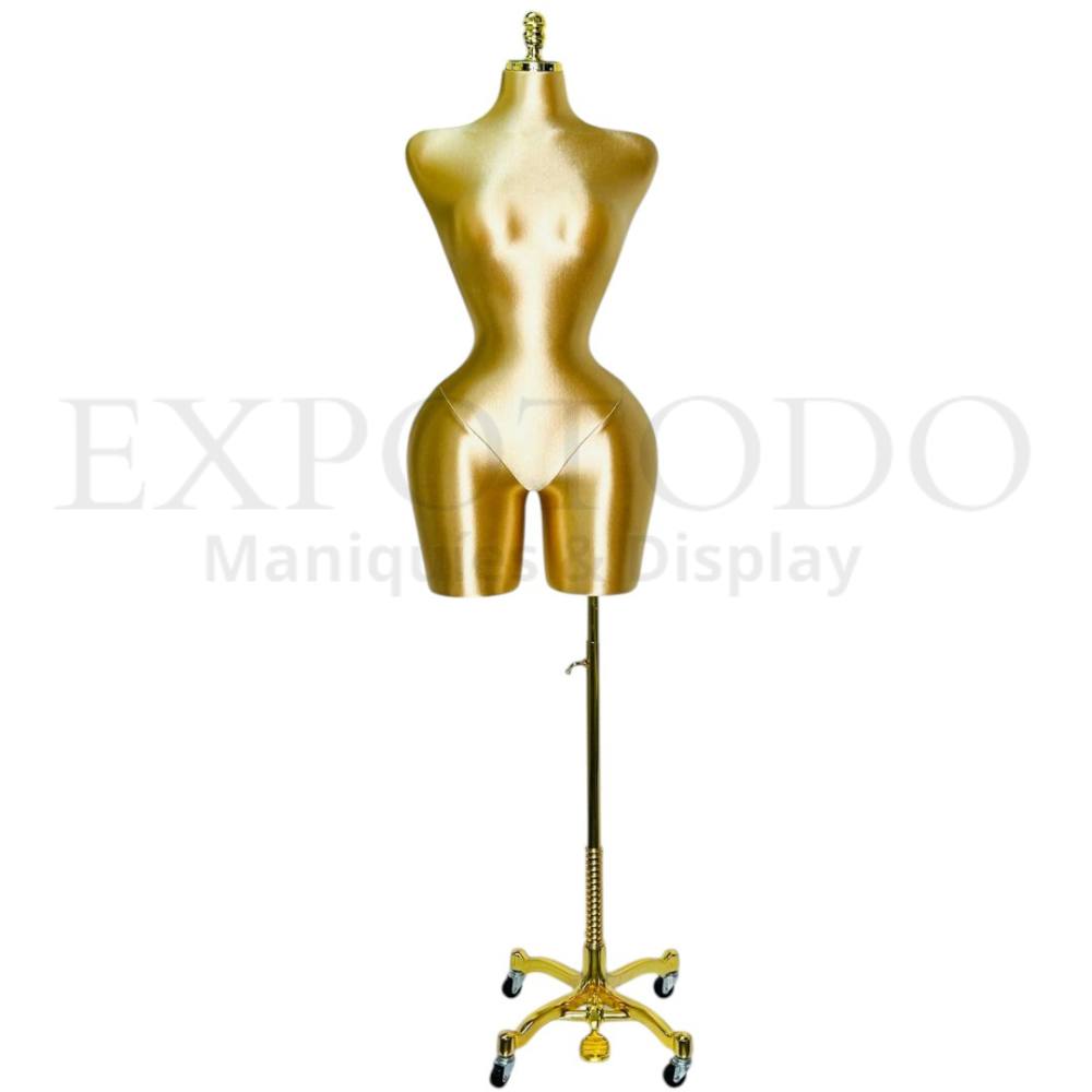 Extra Buchon de dama base ruedas oro - Expo Todo