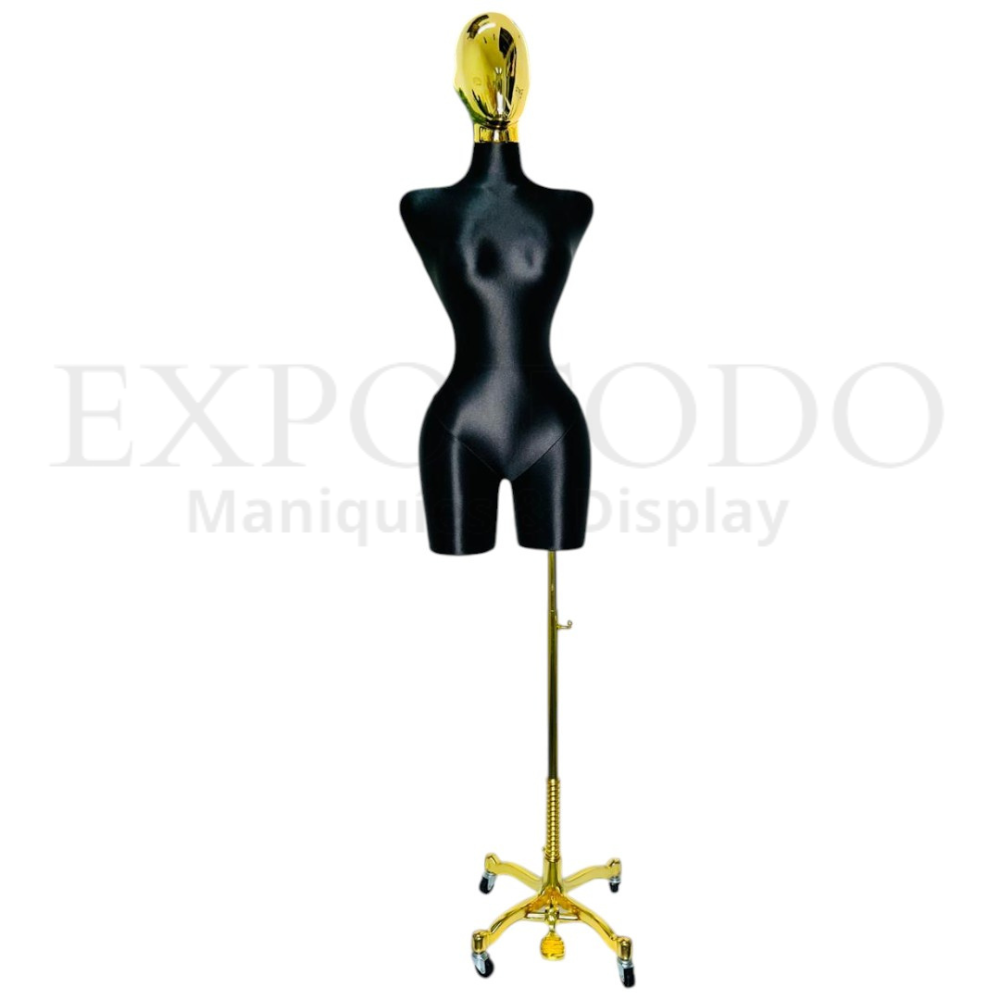 Buchon negro con cabeza oro