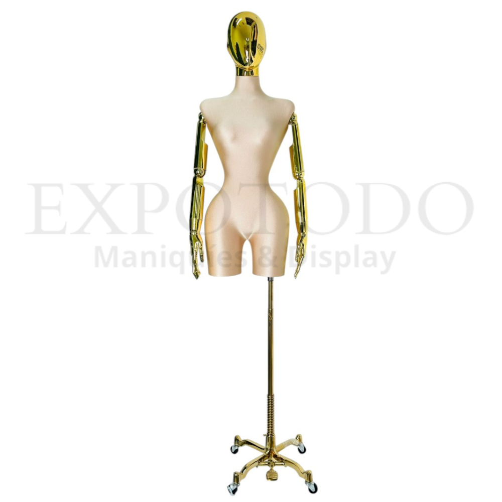Buchon nude con brazos oro articulados - Expo Todo