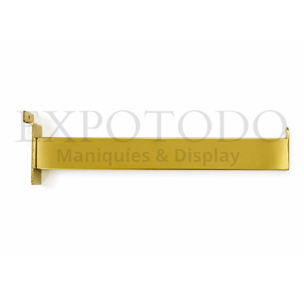 Cascada recta lisa de 30 cm oro - Expo Todo