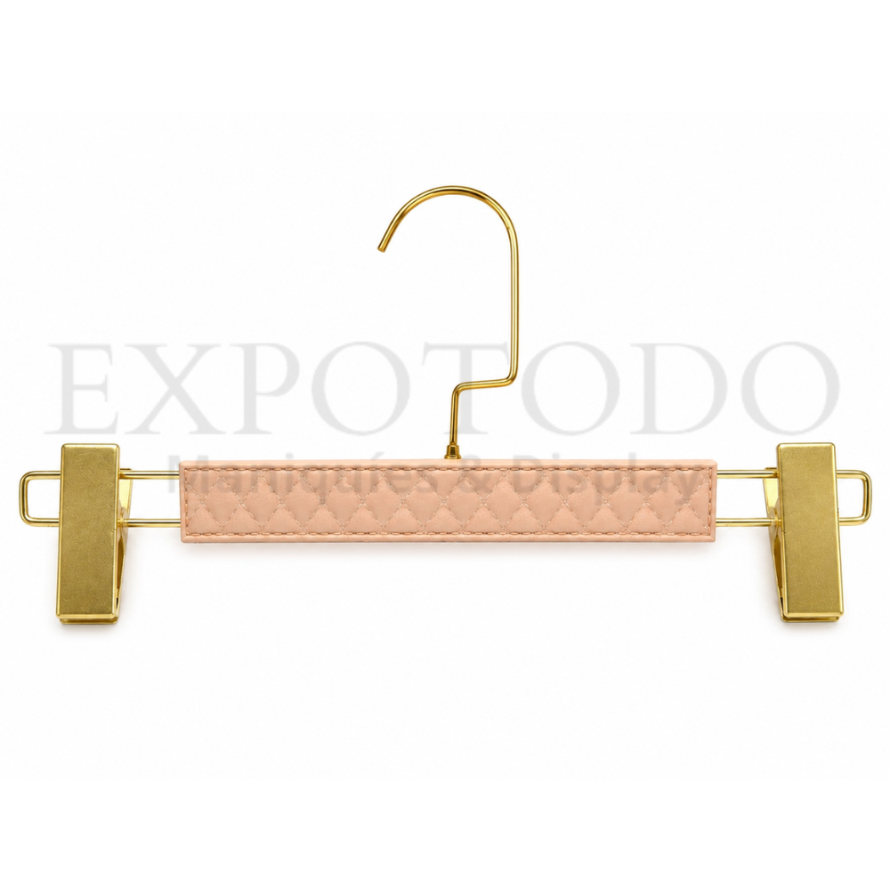 Gancho acolchonado Rosa con pinzas - Expo Todo